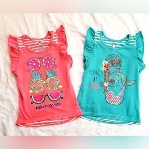 365 Kids Girls tshirts Size 6